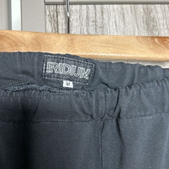 Iridium Pants Wide Leg Oversized Pockets Pull On Black Color Size M - Picture 3 of 7